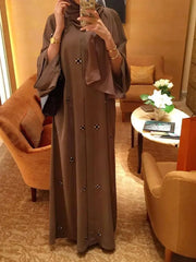 Hijab Abaya Kimono Dubai Turkey Kaftan Muslim Abayas For Women