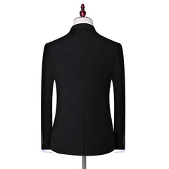 Boutique M-6XL (Blazer + Vest + Trousers) Elegant Fashion Business Italian