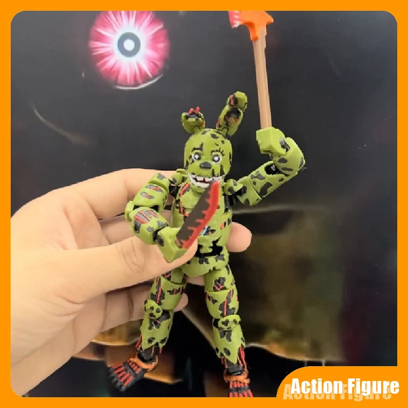 【In Stock】9l3d Printed Fnaf Freddy Fazbear'S Pizza Springtrap Toys Action Figures Anime Model Lucky13 Dummy13 Titan13 Gifts Toys