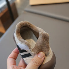 Baby Casual Shoes Khaki Color Padded Thickened Cotton Shoes