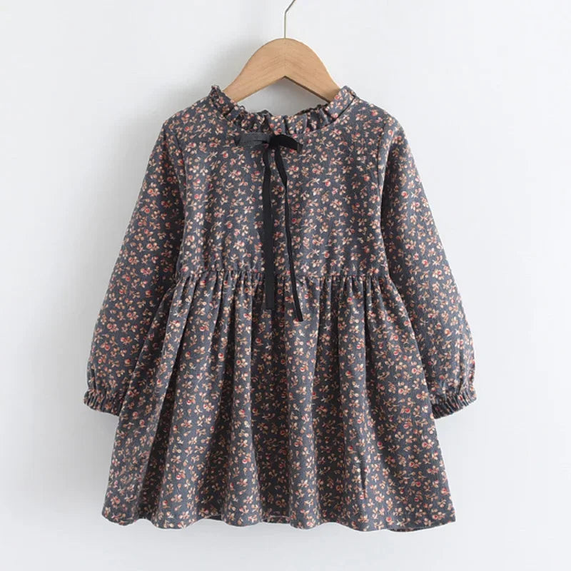 Girls Dress Spring Kids Princess Dress Casual Floral Costumes