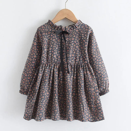 Girls Dress Spring Kids Princess Dress Casual Floral Costumes