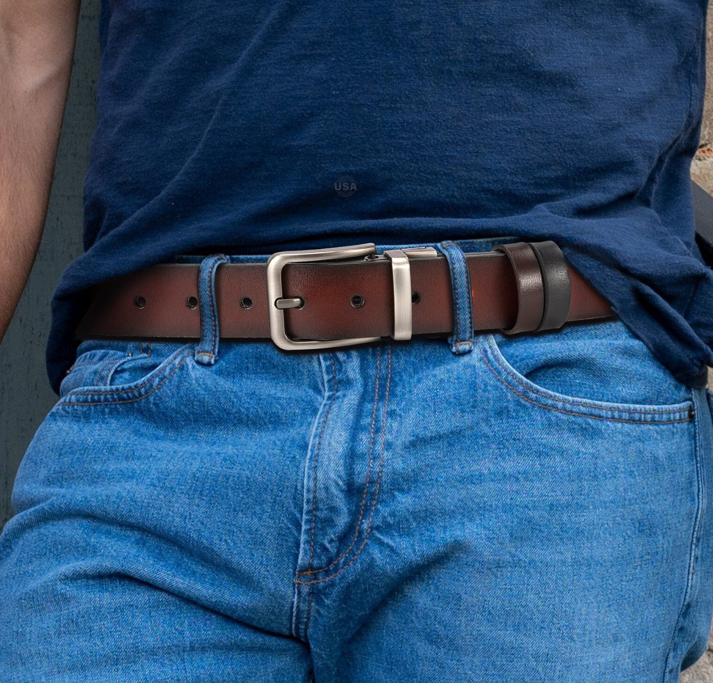 Men Leather Belt  Automatic Buckle Pin Buckle High Quality Male Leather Strap Luxury Jeans for Men Men Accessori