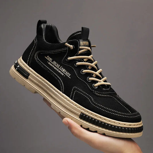 Mens Shoes Casual Summer Sneakers Outdoor Platform Hiking Fashion Luxury Leather Loafers Tennis Ankle Boots Flat Trainers 2025