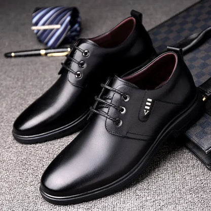 Simplicity Casual Formal Business Mens Leather Shoes Soft Bottom Anti Slip Men Shoes Luxury Designer Loafers Men Free Shipping
