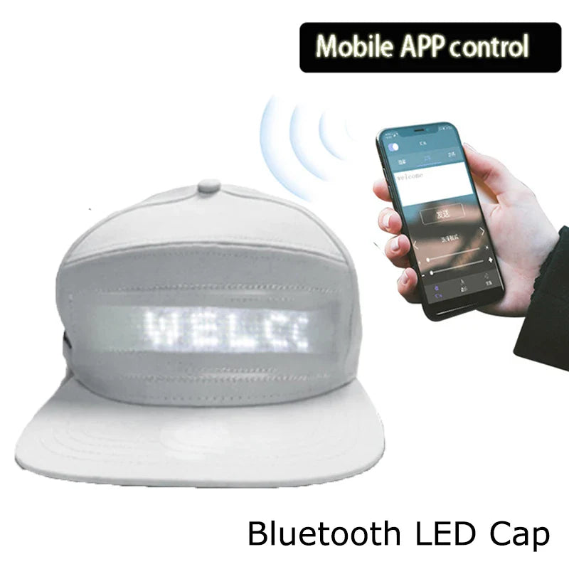 Hot LED Light Up Baseball Cap Neon Colorful Glowing Adjustable Sun Hats For Women Men Night Running Caps Travel Supplies