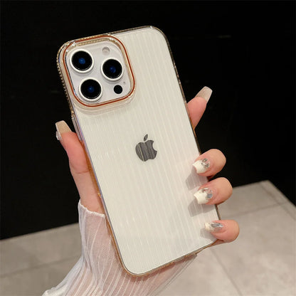 Transparent Phone Case For iPhone 12 13 14 15 16 Pro Max Plus Shockproof Clear Bumper for iphone 16promax Cases Cover