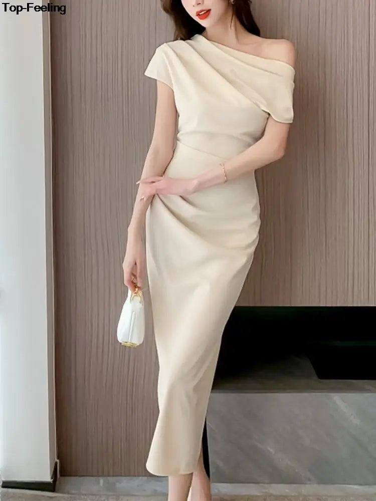 Formal attire Dresses: Elegant Off Shoulder Evening Party Dresses Women