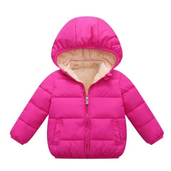 Baby Children Coats Winter Thick Jackets For Boys Warm Plush Thicken Outerwear