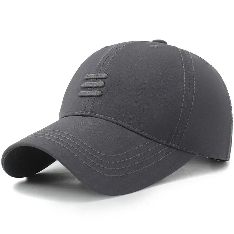 Hat baseball cap European and American fashion spring and autumn sun hat simple black summer leisure duckbill cap sports cap