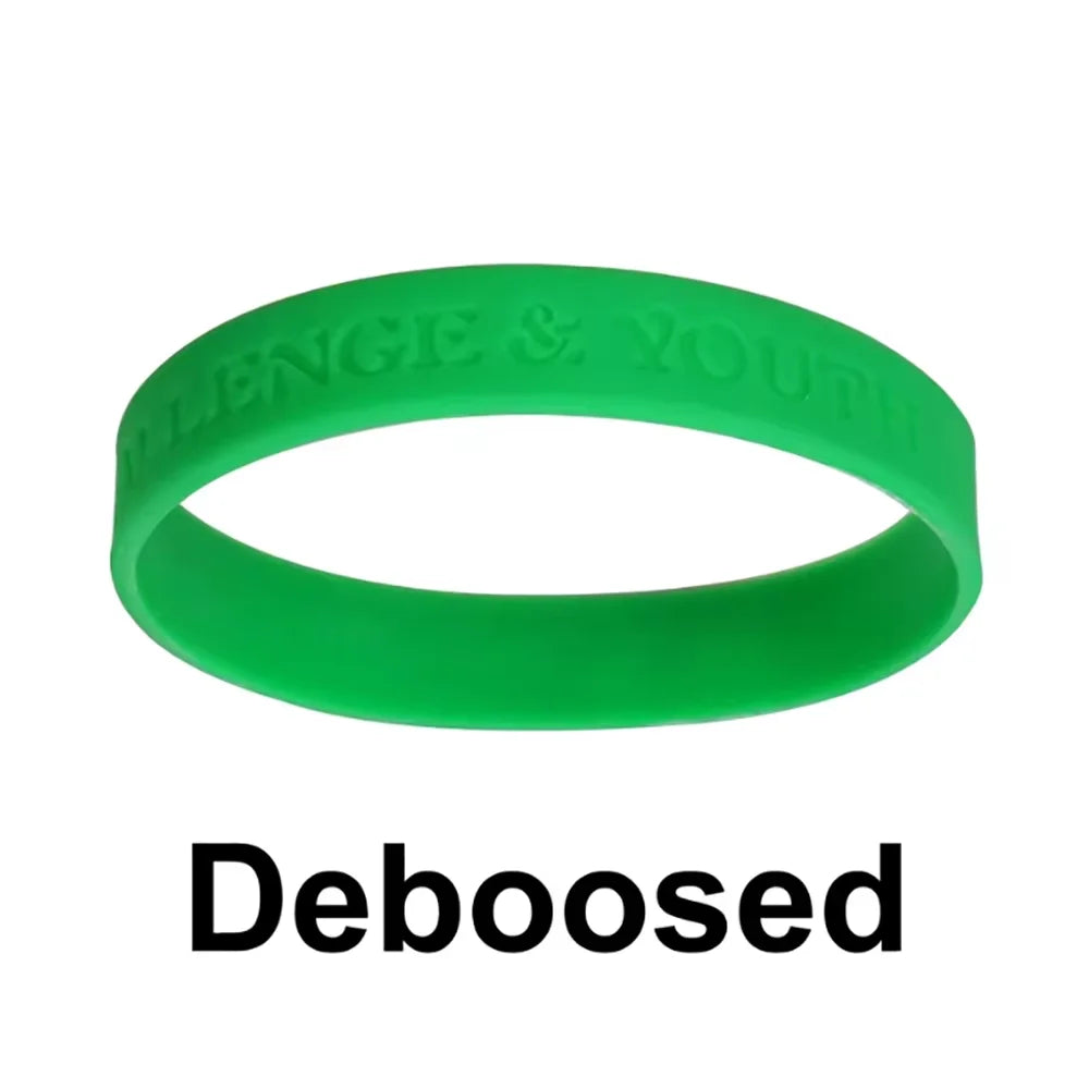 1 Lot Wholesale Custom Silicone Bracelet Custom Silicone Wristband Personalized Bangles Band for All Even Waterproof Not Fading