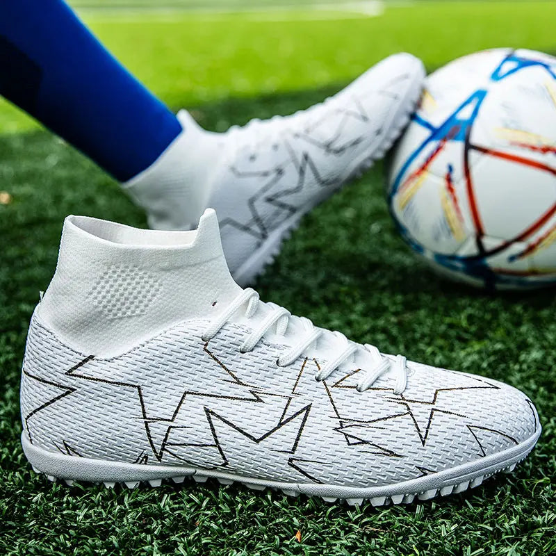 Outdoor Men Breathable Soccer Shoes Cleats Training Football Boots Match Sneakers