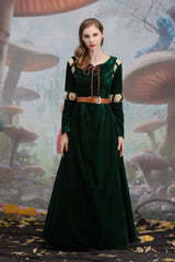 Disney Merida Princess Costume for Adult S M L XL Fancy Brave Merida Dress Girls