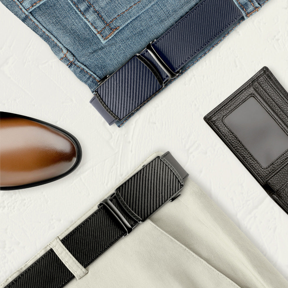 125cm Men Belts Leather Waist Strap Male Automatic Buckle Waistband Mens High Quality Girdle Belts for Women Men Gifts