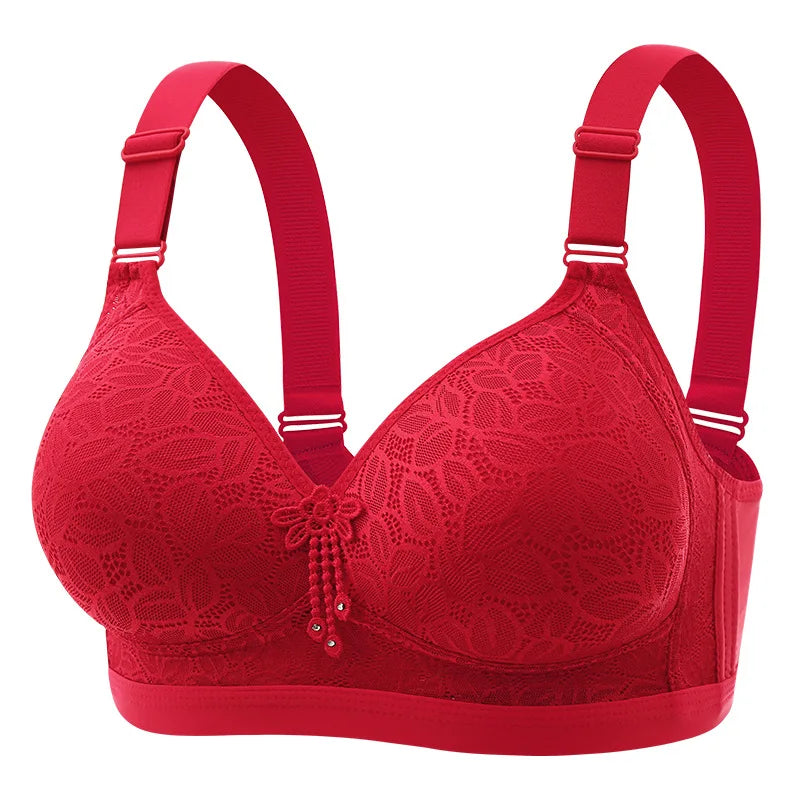Adjustable Brassiere Thin Section Without Steel Ring Bra Large Breasts