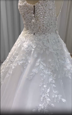 Wedding Dresses For Women A Line Ivory Lace Bride