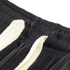 Casual Sports Long Pants Male Garment Men Casual Pants Solid Color Drawstring