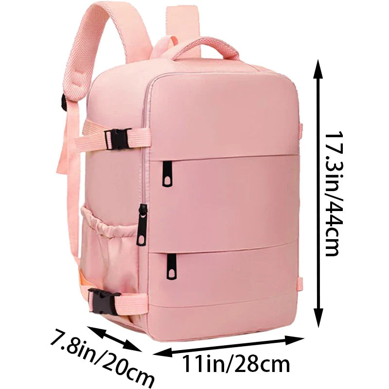 Graceful Stylish Multi-color Backpack Adjustable-strap Lightweight for Commute Daily Use Casual Functional Bag