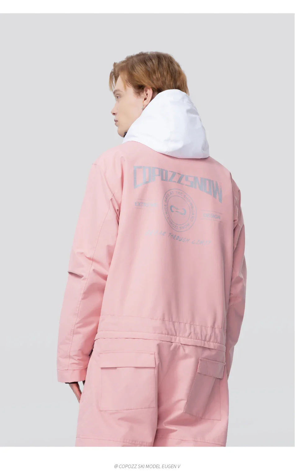 Thick Men Women One-Piece Ski Jumpsuit Outdoor Sports Snowboard Jacket Warm Jump Suit Waterproof Winter Clothes Overalls Hooded