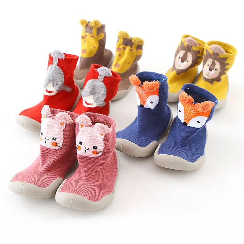 Baby First Shoes Toddler Walker Infant Boys Girls Kids Rubber Soft Sole Floor