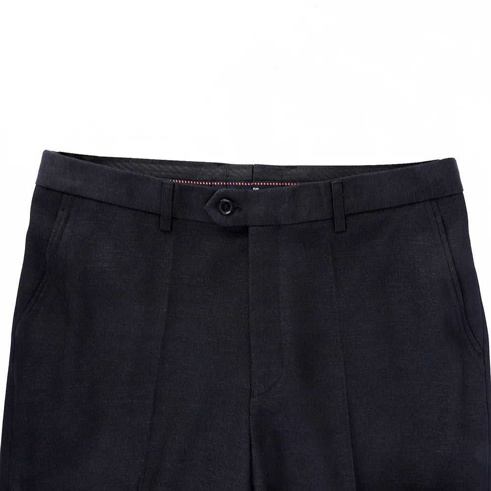 Business Casual Fleece Warm Suit Pants New Straight Formal Male