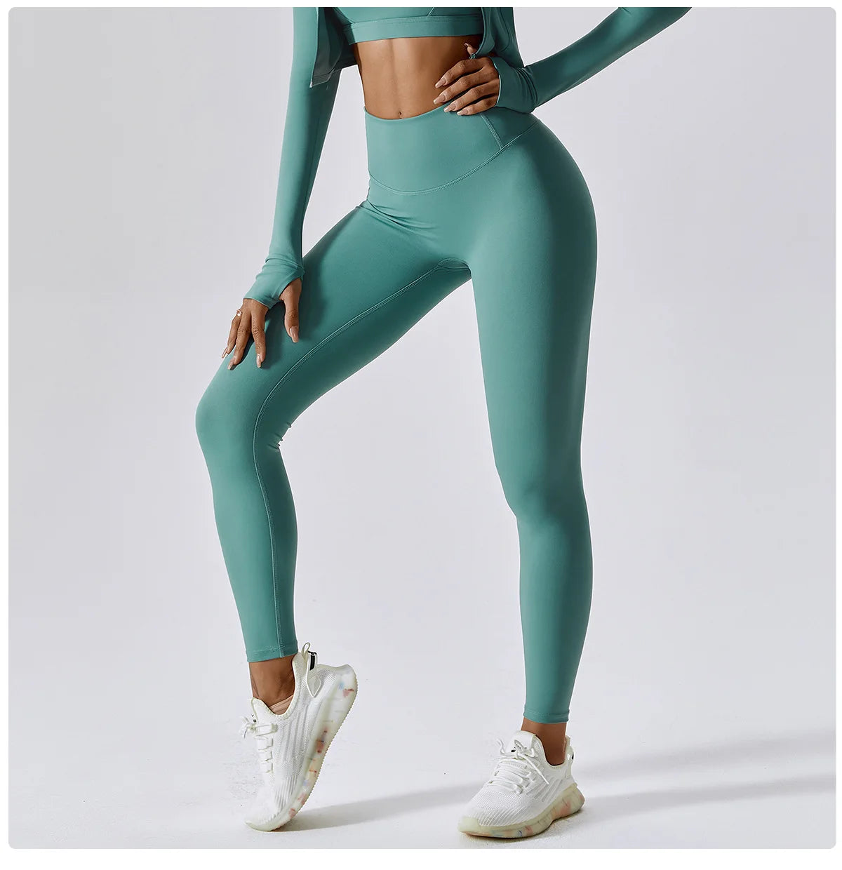 High Waist Yoga Pants Tummy Control Gym Leggings Sport Fitness Seamless