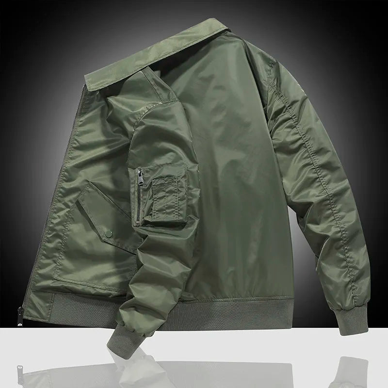 Pilot Coat Men's American Vintage Motorcycle Riding Top Casual