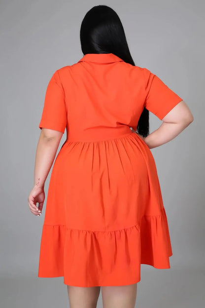 Fashion Plus Size Casual Blouse Dress Elegant   Ruched Party Ladies Dresses for Women 2023 Vestidos Office Clothing Summer 5xl