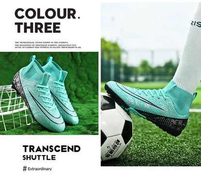 Men Outdoor FG/TF Football Boots Futsal Professional Unisex Soccer Shoes