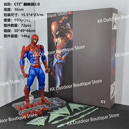 In Stock Ct Toys Amazing Yamaguchi Spider-Man 2.0 Figure Spiderman Agent Venom Mafex Anime Action Figure Customized Gifts Toys