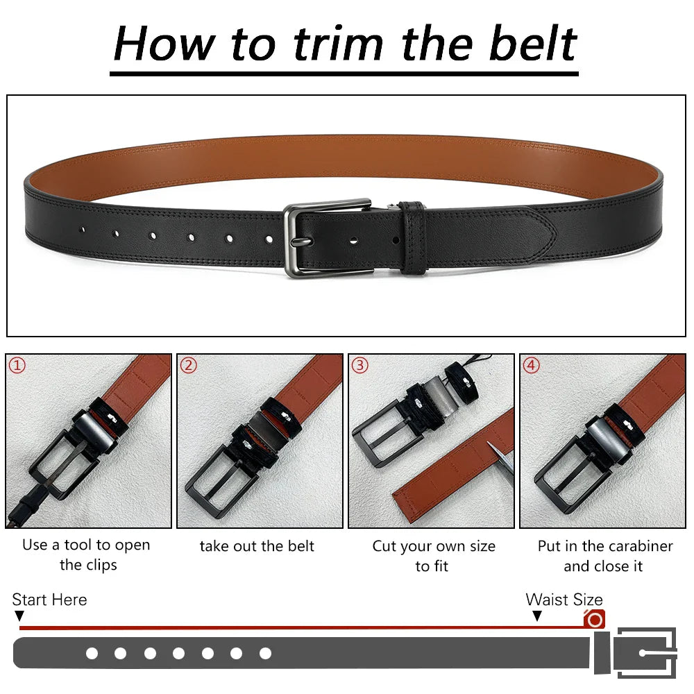 Men's PU Leather Belt Fashion Automatic Buckle Belt for Popular Business High Quality Male Belt Multi Color 105 115 125 135cm