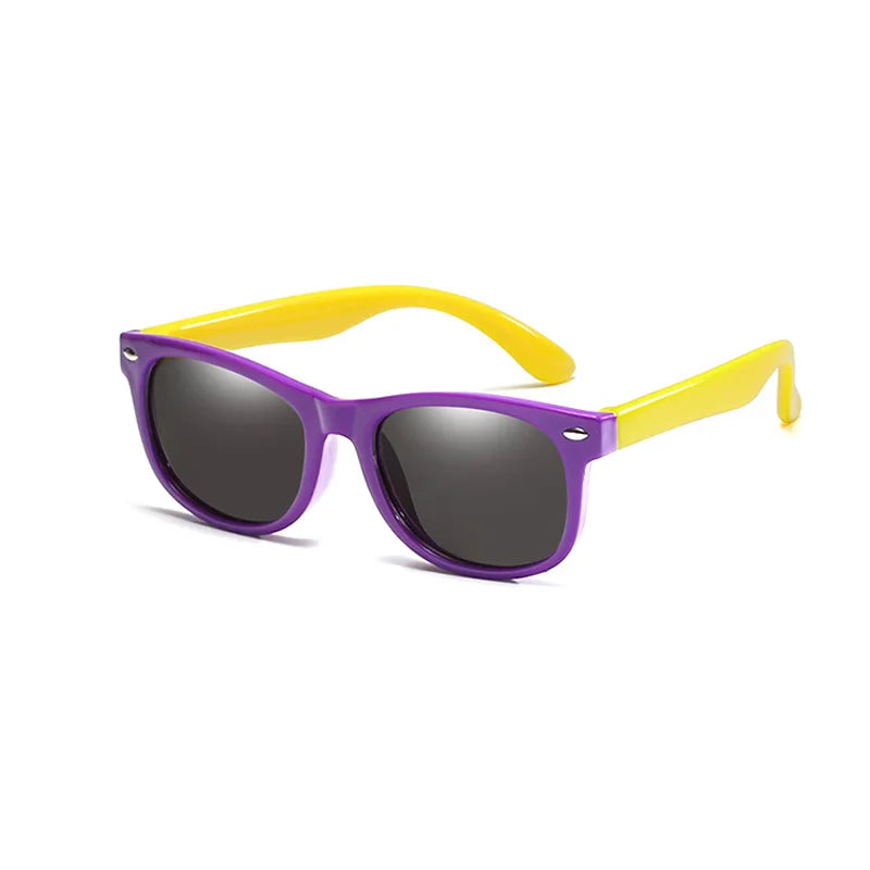 RUISIMO Kids Polarized Sunglasses TR90 Boys Girls Sun Glasses Silicone Safety Glasses Gift for Children Baby UV400 Eyewear