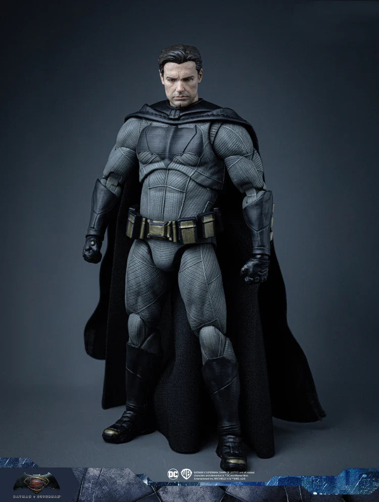 Fondjoy DC Heavy Armor Batman Movie Character Model Light Armor Big Batman 1/9  Action Figures 19cm Collect Ornaments Boy Gifts