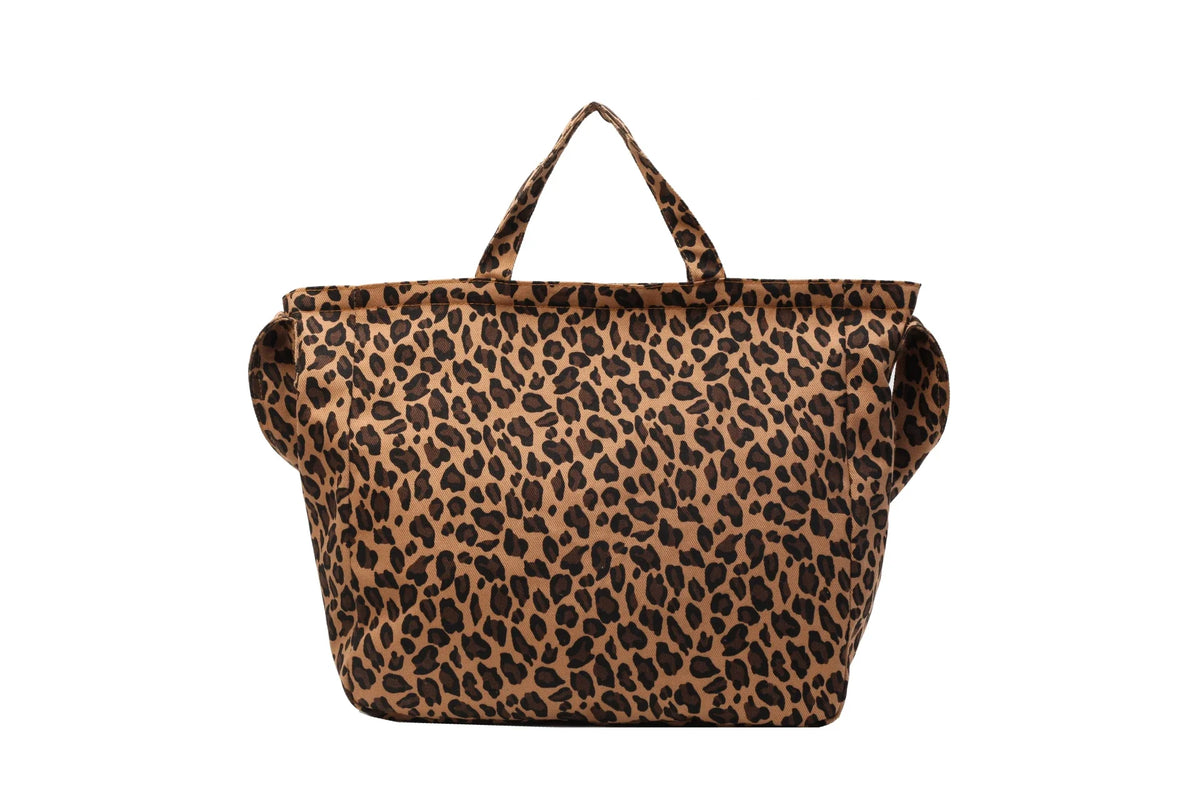 Women's Bag Leopard Print Canvas Fashionable Crossbody Bag