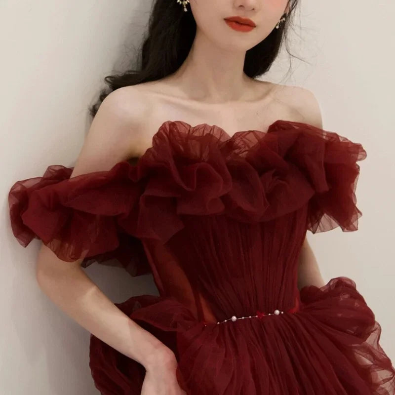 Homecoming Dresses: Princess Bridesmaid Banquet Party Ball Prom Dress