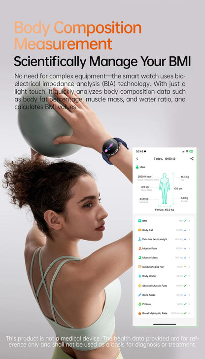 2025 New ECG+PPG Health Diagnosis Smartwatches Men Women Clock Uric Acid Lipid BP Heart rate Tracker NFC Sports Smart Watch IOS