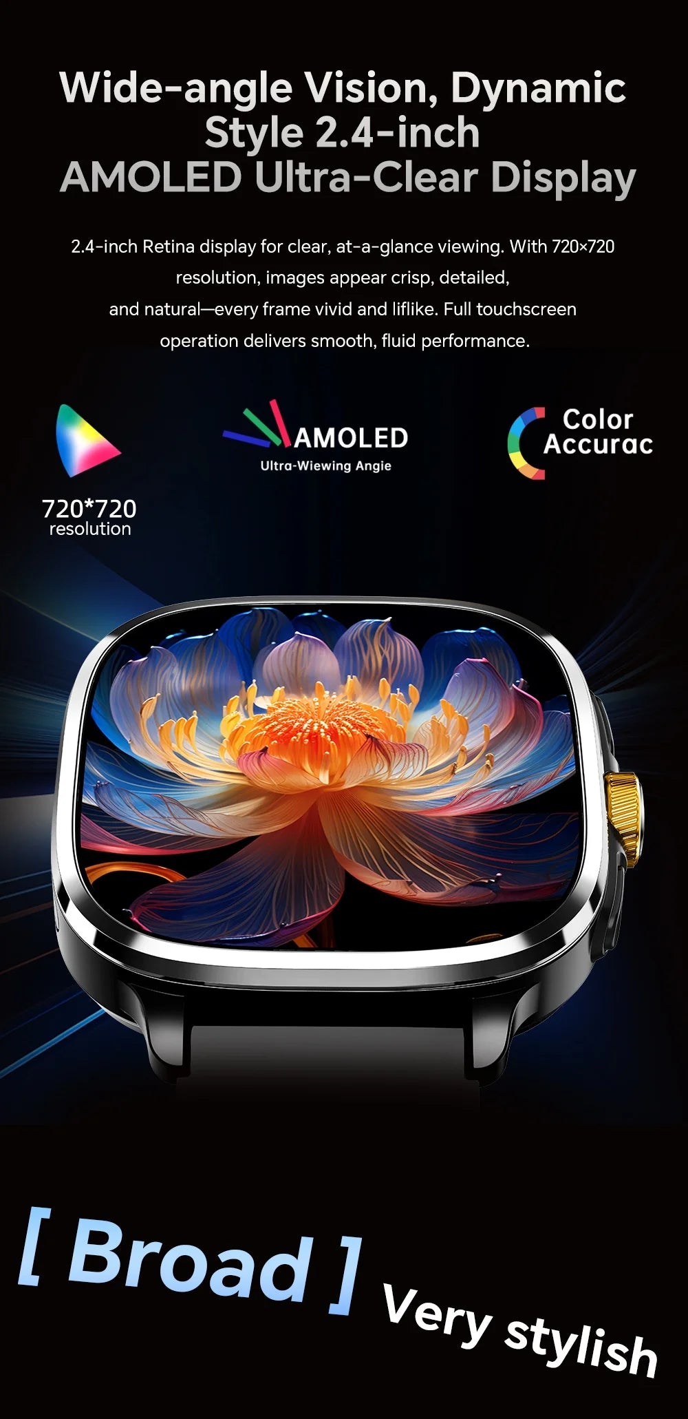 New Android 13.0 Cellular Version Smart Watch 5G LTE Smartwatch With 2.4inch Amoled Screen Sim Card Slot Google Play Store GPS