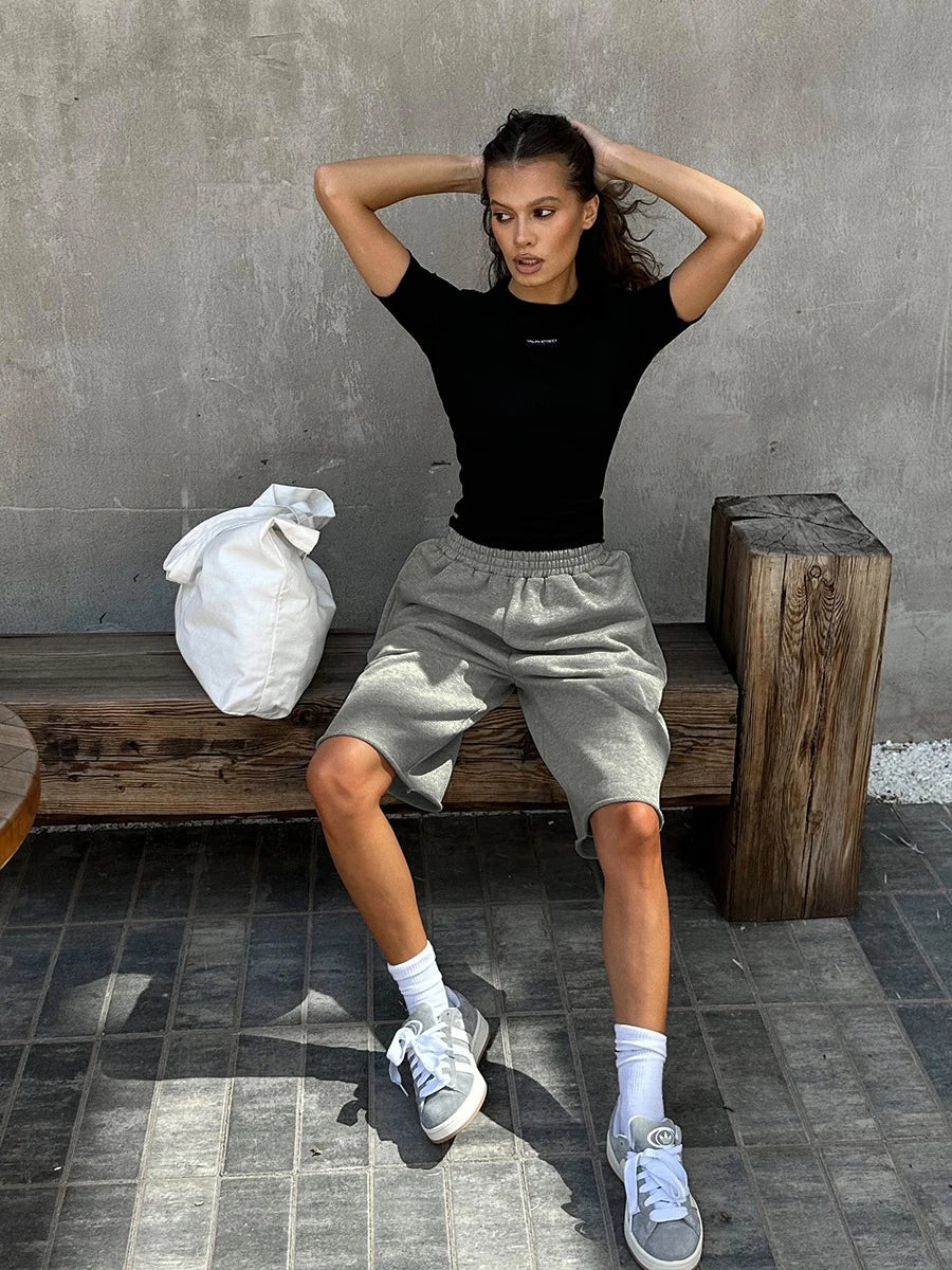 Bronladies 100% Cotton Casual Shorts  Women's Soft Breathable & Stylish for Everyday Wear Shorts  Couple Pants Summer Shorts