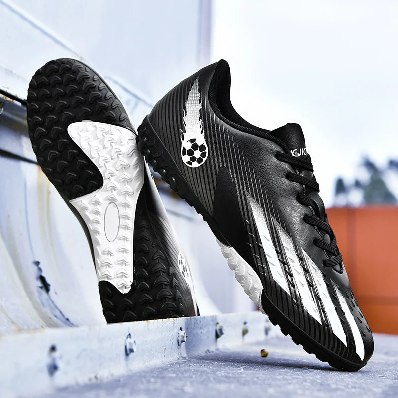 Soccer Shoes Sport Outdoor Men Breathable Cleats FG Football Boots