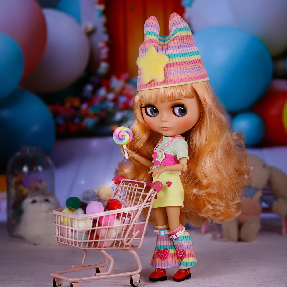 ICY DBS Blyth Doll Tan Skin Matte Face With Eyebrows Special Price 1/6 BJD JOINT body Neo Christmas Gift Anime
