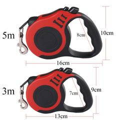 3m 5m Dog Leash for Small Dogs Cat Automatic Retractable Durable Nylon Lead Puppy