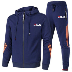 Spring and autumn men's sportswear 2-piece set zipper jacket casual sports pants