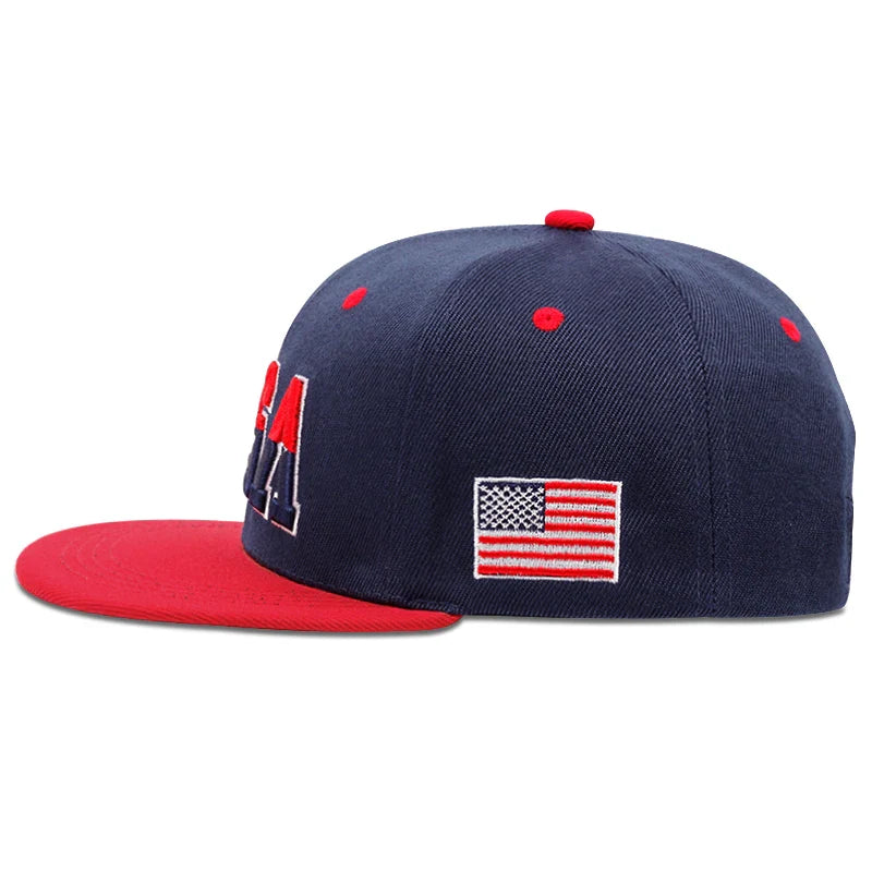 2024 New Fashion Fastball Cap Classic USA Embroidered American Flag Baseball Caps For Men Women Snapback Hat Unisex Hip Hop Hats