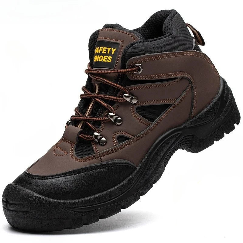 Lightweight Men Safety Botas Men Work Safety Shoes Anti-puncture Steel Toe Cap Non Slip Work Sneakers Male Tactical Boots