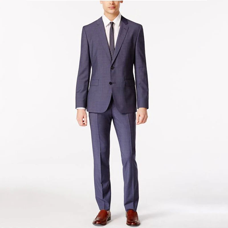 Tuxedo for Mens: Men's Two Buttons  Notch Lapel Suit for Party Prom Business Casual