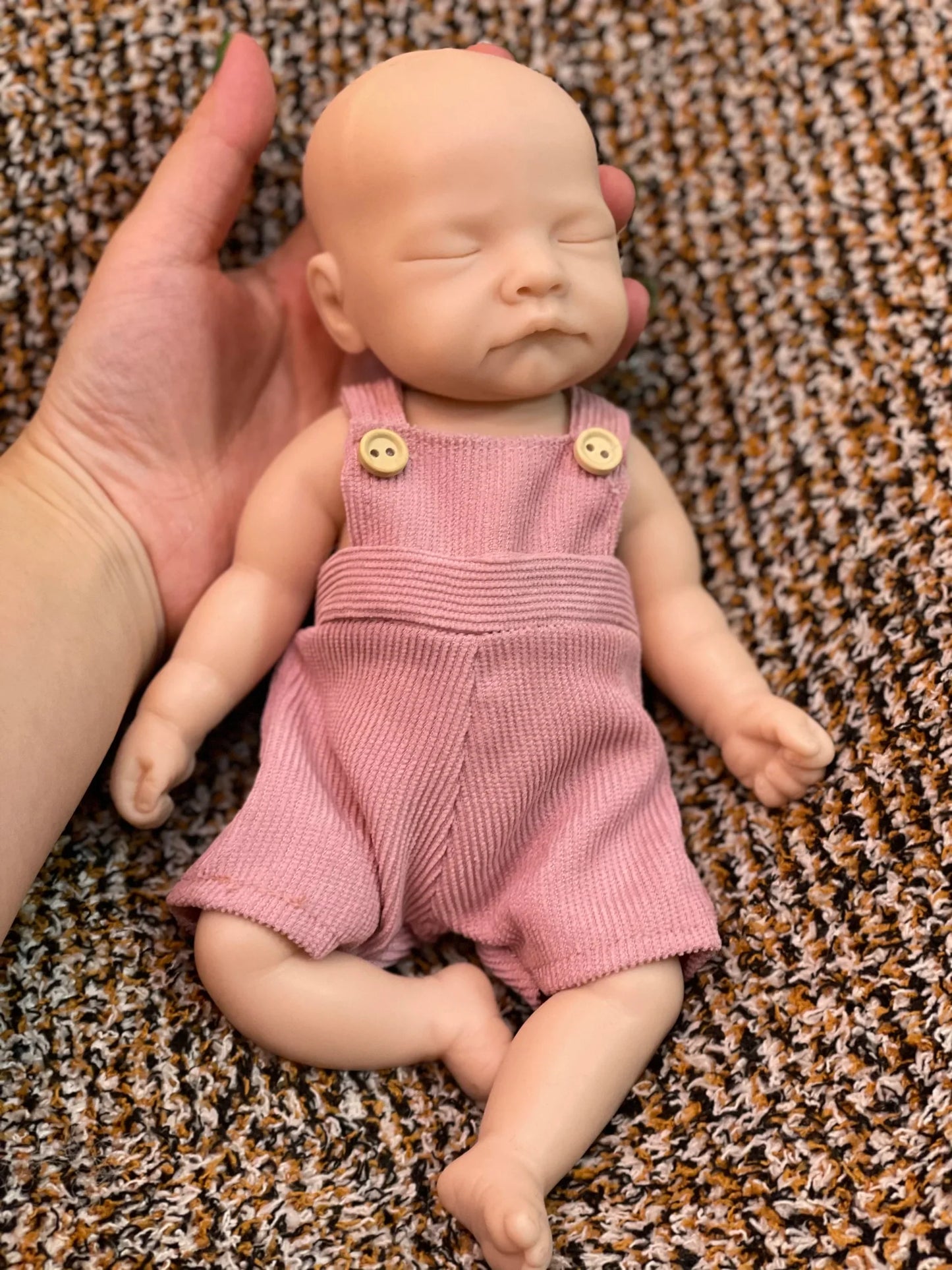 25CM Unpainted Silicone Girls Whole Body Soft Solid Silicone 8 Styles Newborn Baby Dolls Toys For Gifts Reborn Corpo De Silicone