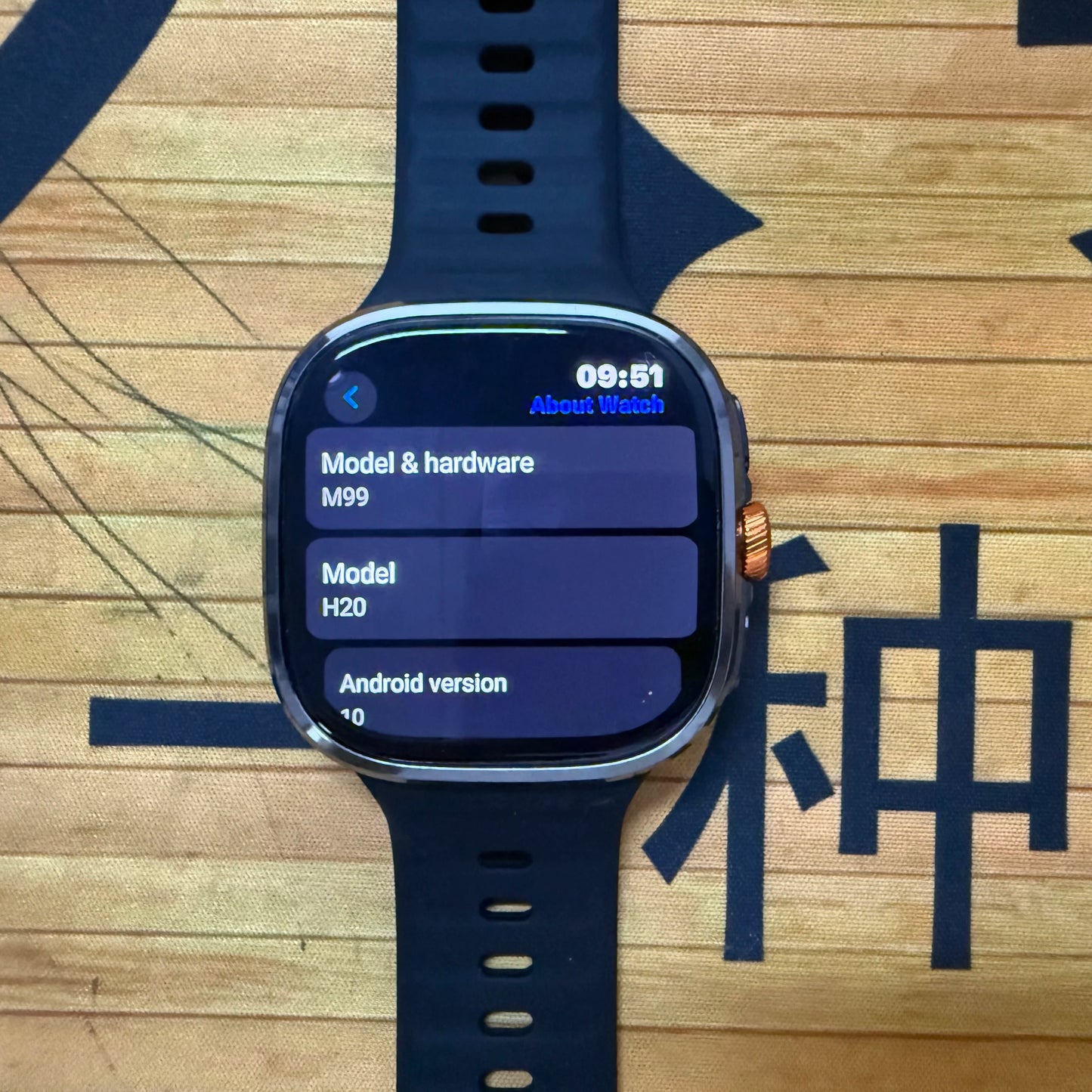 M99 Smartwatch 5G With 2.4inch Amoled Screen 900W Rotating Camera WIFI GPS Position Compass NFC Bluetooth 1024GB Smart Watch