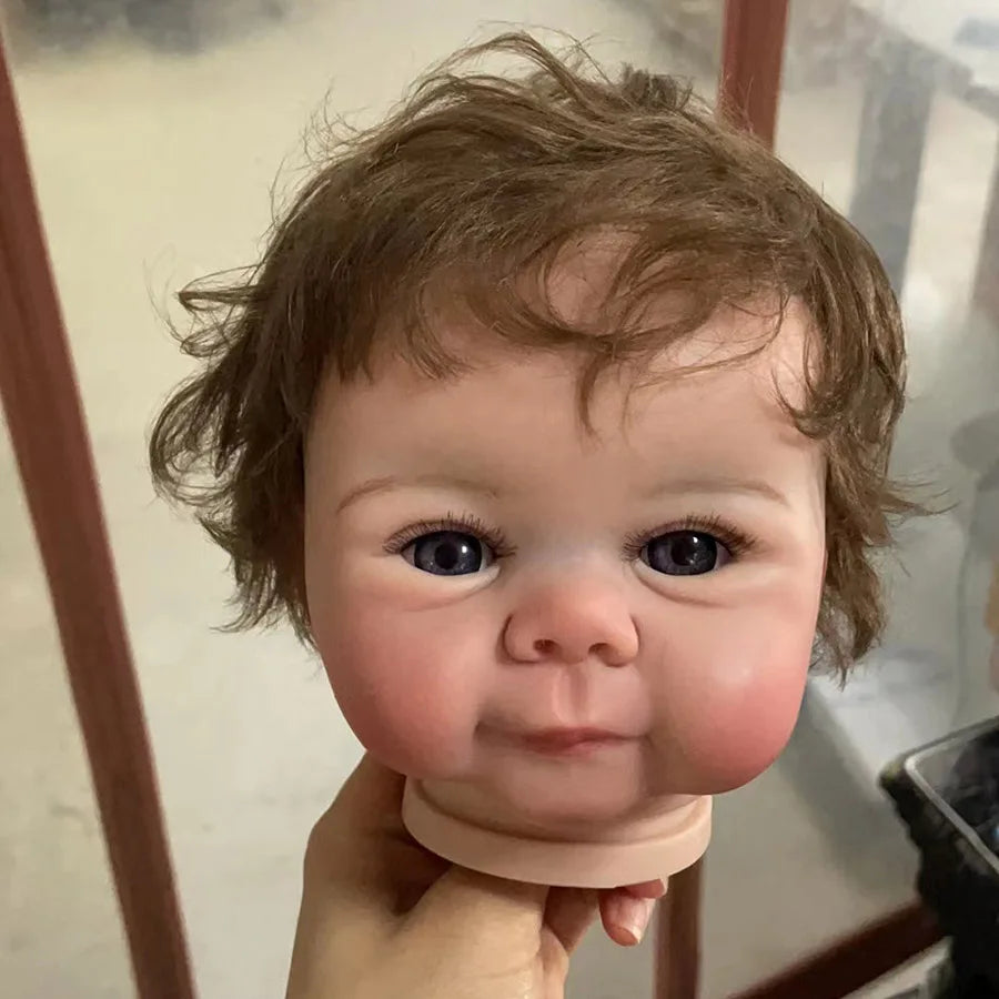 19inches Already Painted Reborn Doll Kits Juliette with Many Details Veins Unassembled Doll Parts with Cloth Body and Eyes