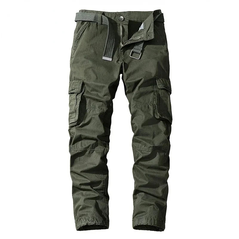 Men's Military Trousers Casual Cotton Solid Color Cargo Pants Men Outdoor