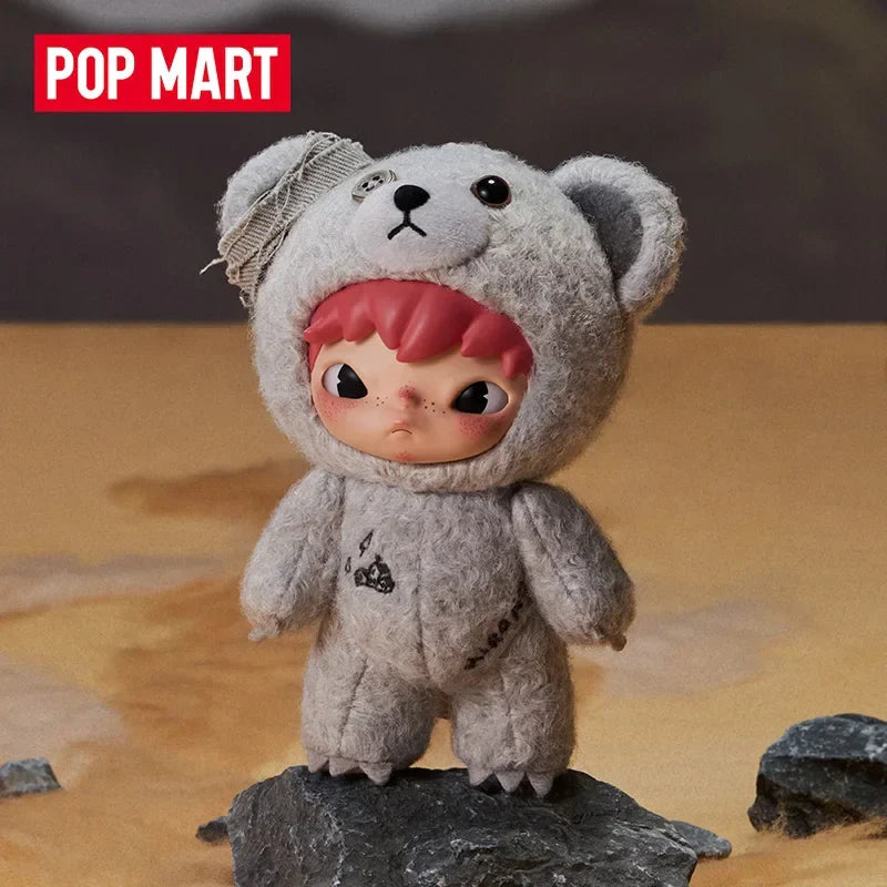 POP MART Hirono Road Journal Series Plush Doll Pendant Blind Box Toys Kawaii Anime Action Figure Surprise Mystery Bag Toy